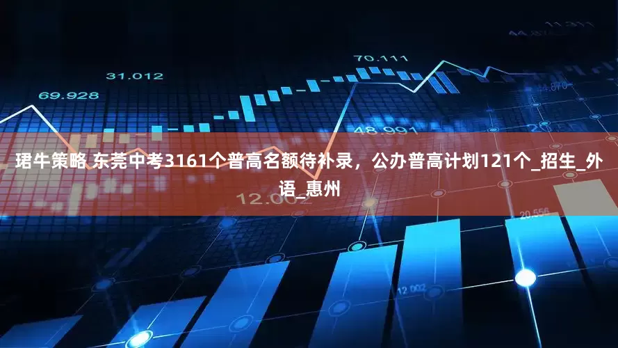珺牛策略 东莞中考3161个普高名额待补录，公办普高计划121个_招生_外语_惠州