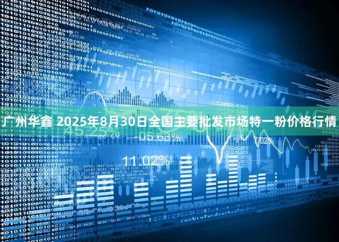 广州华鑫 2025年8月30日全国主要批发市场特一粉价格行情